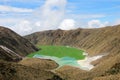 Laguna Verde lake in Narino, Colombia