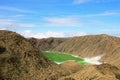 Laguna Verde lake in Narino, Colombia