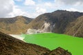 Laguna Verde lake in Narino, Colombia