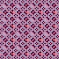 purple and blue checkered and diamonds seamless pattern