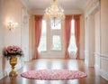 Beautiful defocused background interior panoramic