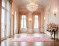 Beautiful defocused background interior panoramic