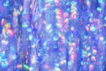 beautiful defocused vibrant blue and purple bokeh lights background