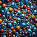 Beautiful delicate bubbles - ai generated image