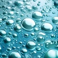 Beautiful delicate bubbles - ai generated image