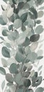 Beautiful delicate floral and leaves background. Generative Ai