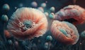 Beautiful delicate poppies close-up on a summer meadow Royalty Free Stock Photo