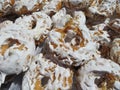 Beautiful and delicious donuts typical of Spain with a pleasant flavor