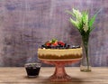 Beautiful and delicious New York Cheescake Royalty Free Stock Photo