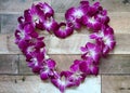 Beautiful dendrobium orchid heart symbol images