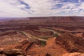 The beautiful desert landscape of Moab, Utah. Dead Horse Point State Park Royalty Free Stock Photo