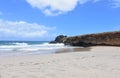 Beautiful Deserted White Sand Beach Called Andicuri In Aruba Royalty Free Stock Photo