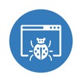 Computer, Bug, fixing, repair, virus icon