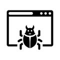 Computer, Bug, fixing, repair, virus icon