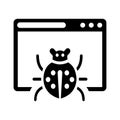 Computer, Bug, fixing, repair, virus icon