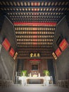 beautiful design inside in old Chinese building cheung chun yuen kam tin hongkong