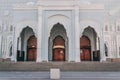 Beautiful design of the main entrance of a mosque building