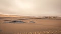 A beautiful, desolate scene at Skeleton Coast, Namibia.