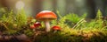 Beautiful detail of mushrooms. copy space for text