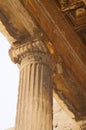 Beautiful detail of Parthenon temple on the Acropolis in Athens. Royalty Free Stock Photo