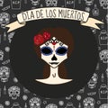 Dia de muertas background, great design for any purposes. Vector eps10.