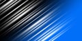 Diagonal blue line flow shiny blurred surface background realistic illustration. Bright futuristic stripes spotlight energy gradie