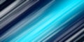 Diagonal blue line flow shiny blurred surface background realistic illustration. Bright futuristic stripes spotlight energy gradie