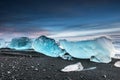 Beautiful Diamond beach in Iceland