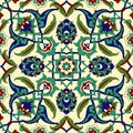 A beautiful digital repeated Indian pattern for textile