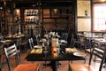 Beautiful diningroom set for patrons to come enjoy a relaxing meal,Forno Bistro,Saratoga,New York,2016