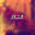 Beautiful diwali background with paisley design Royalty Free Stock Photo