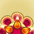 Beautiful diwali diya background