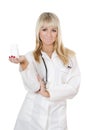 The beautiful doctor Royalty Free Stock Photo