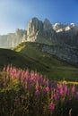 Beautiful Dolomites landscape Royalty Free Stock Photo