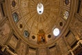 Beautiful dome in the Cathedral interior in Seville