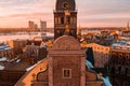 Beautiful Dome cathedral view with 1727 number, the year it got renovated.