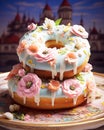 beautiful donut Creative italy style