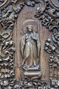 Beautiful door art at San Agustin Church, Manila, Philippines