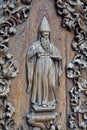 Beautiful door art at San Agustin Church, Manila, Philippines