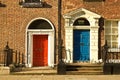 Beautiful doors in Dublin Royalty Free Stock Photo