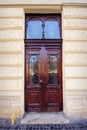 Beautiful doors on the street Royalty Free Stock Photo