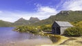 The Beautiful Dove Lake Boasted in Cradel Royalty Free Stock Photo