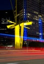 Beautiful downtown of city Dallas night view