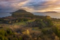 Aerial View Of Lummi Island, Washington.