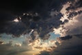 Beautiful dramatic sky Royalty Free Stock Photo