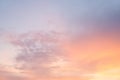 Beautiful dramtic cloudy sky sunset background