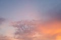 Beautiful dramtic cloudy sky sunset background