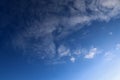 Beautiful and dramtic thunderstorm cloud formations hgih in the sky