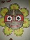 Beautiful drawing of Lord Jagannatha