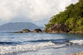 Beautiful dream paradise beach, Madagascar Royalty Free Stock Photo